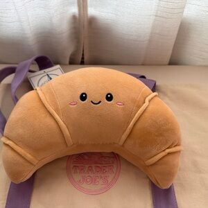 Plush Croissant Toy - Brown